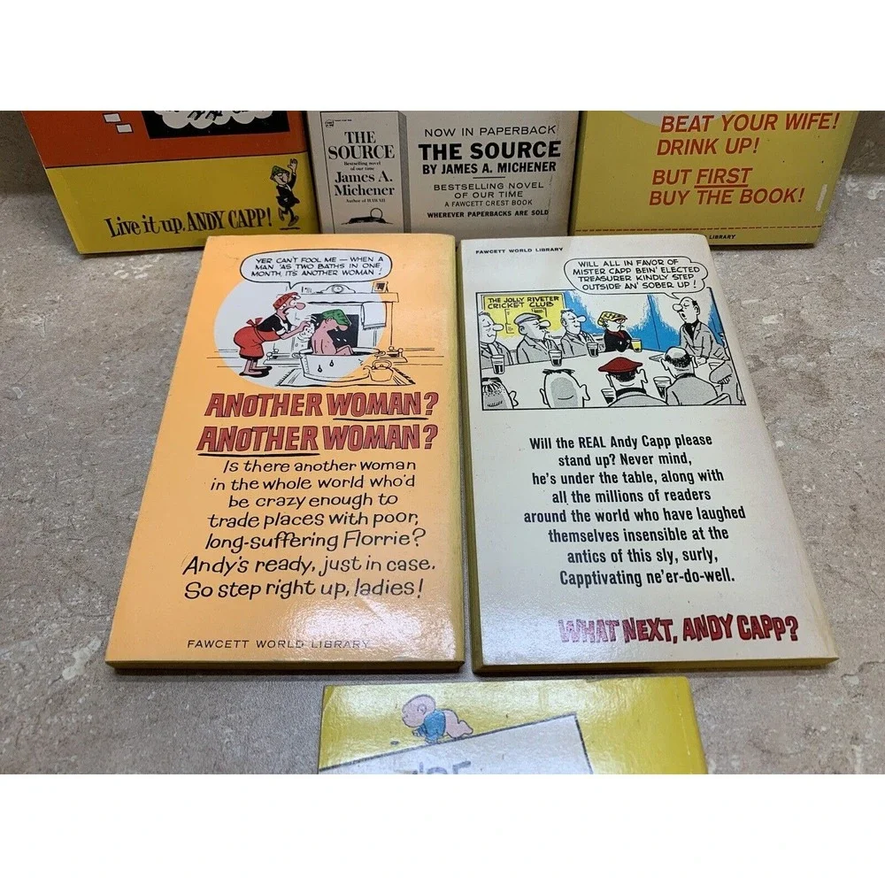 Lot of 6‎ 1960's A Fawcett Gold Medal Books (Smythe, Keane)